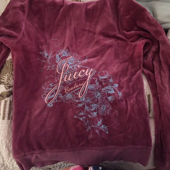 Juicy Couture velour full zip