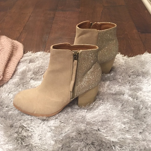 Sparkly Booties Size 6.5 - image 1