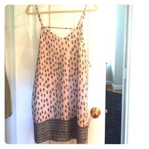 Aqua tank top summer dress