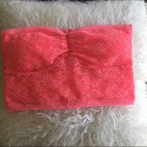 Pink Lace Bandeau