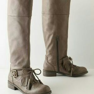 Anthropologie Lucky Penny Dawn Tassel Oxford Boot