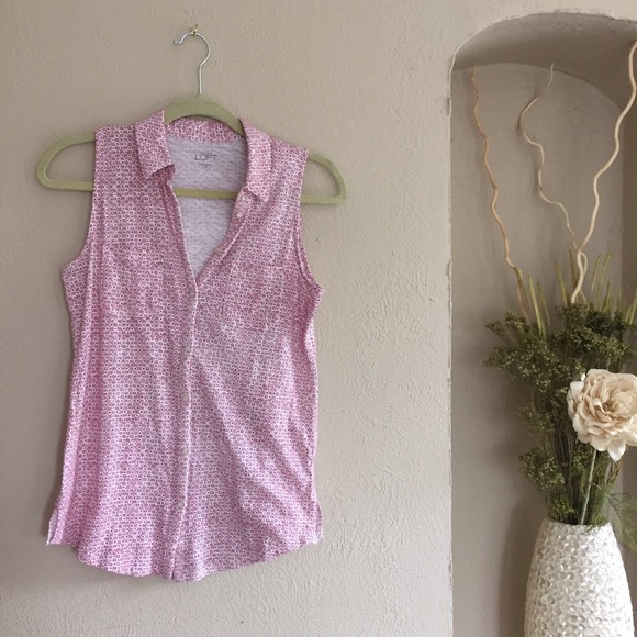 LOFT Collared Tank - Picture 2 of 4