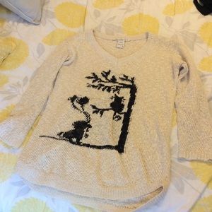 Long cat and dog sweater