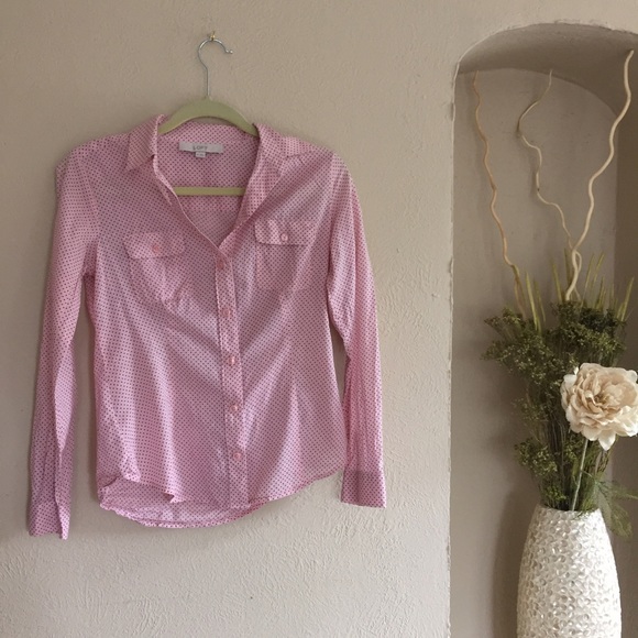 LOFT Polkadot Buttondown - Picture 2 of 3