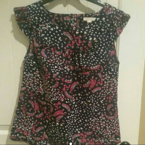 Navy with pink/white floral