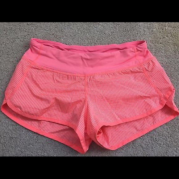 Lulu Orange short wagon stripe pop orange speeds