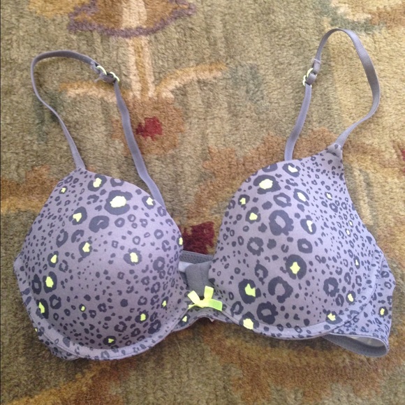 cheetah print push up bra