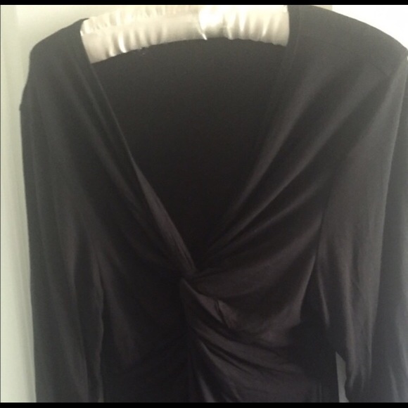 Black knee length dress