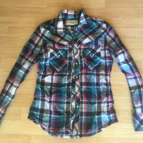 TRUE RELIGION PLAID SHIRT