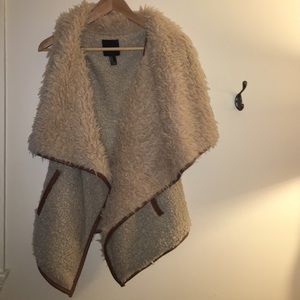 Forever 21 fur vest. Worn once.