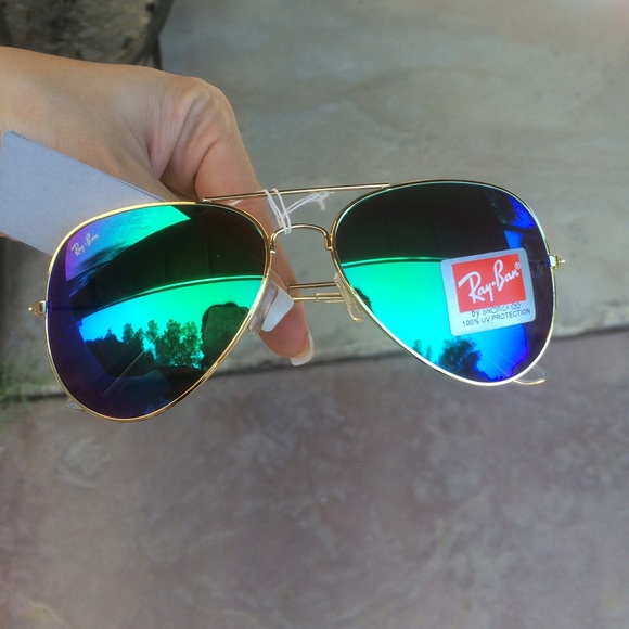 New blue green aviators