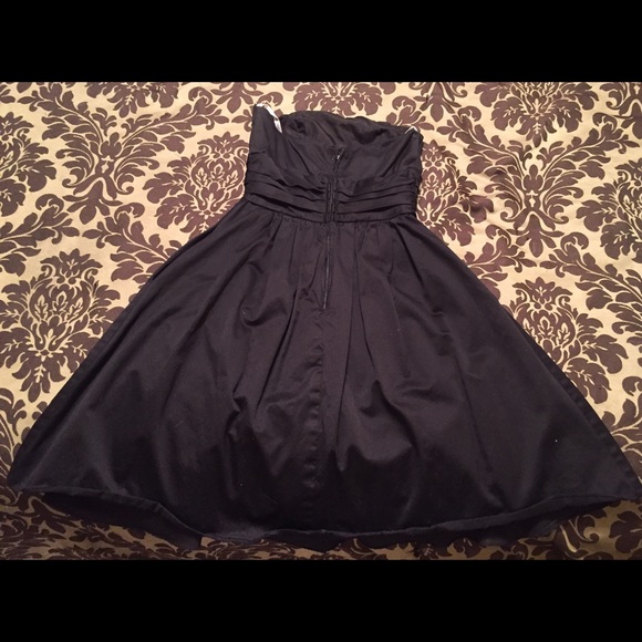 This is a formal black dress from David's Bridal.