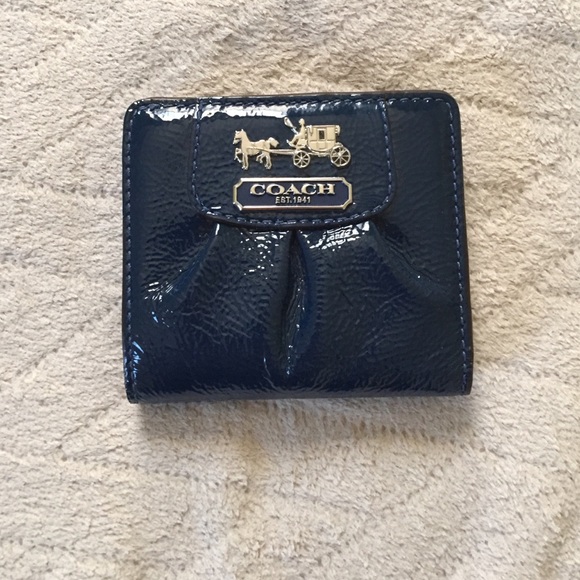 Coach patent leather wallet