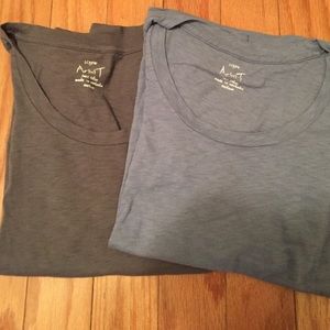 Set of J. Crew tees / Size Medium