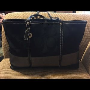 Coach large shoulder purse/babybag/large tote.