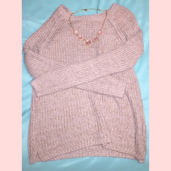 Tan thick sweater