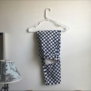 JCrew polka dot city pants