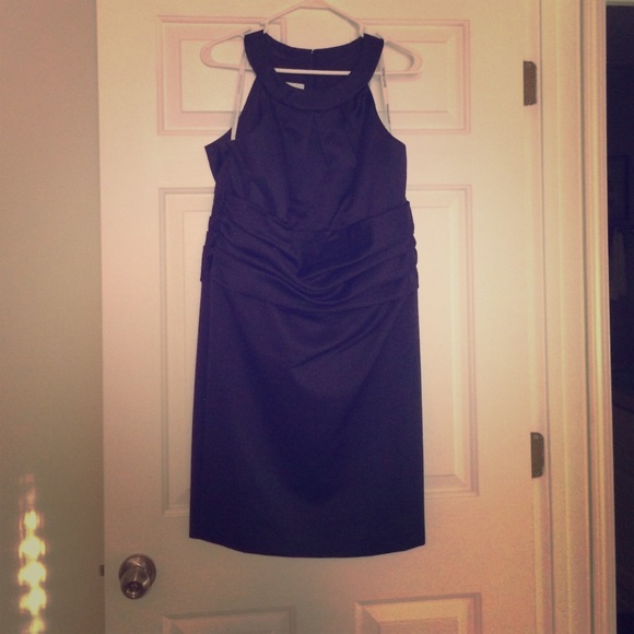 Navy bridesmaid dress