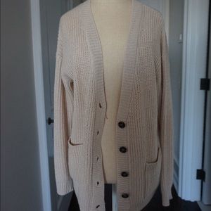 Forever 21 Beige Cardigan