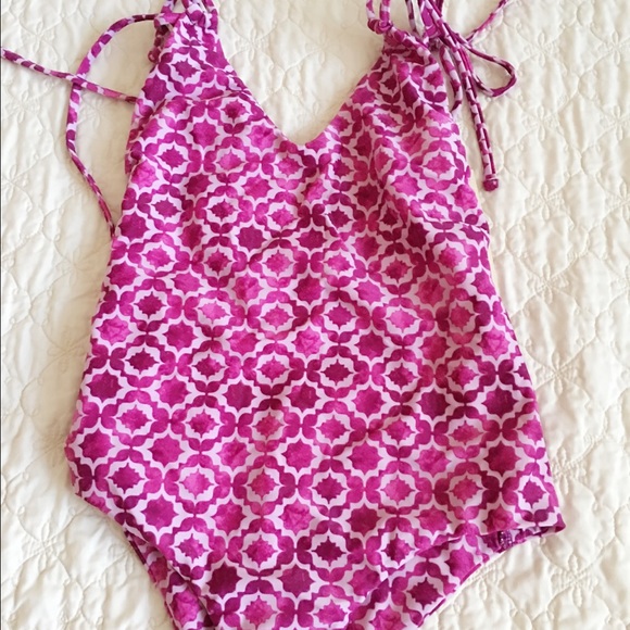 Tori Praver women's tie back one piece Size S/P