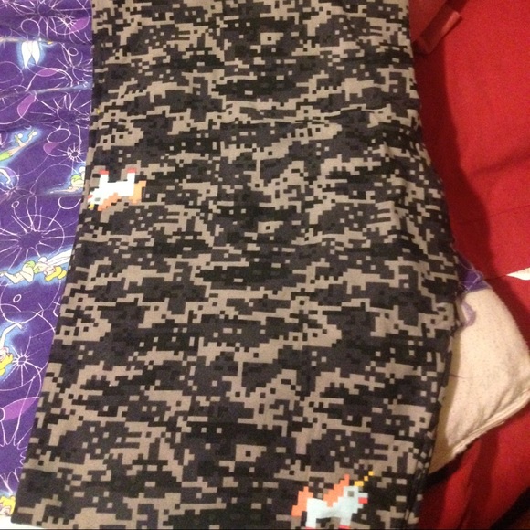 Mind craft/ digi gray with unicorns
