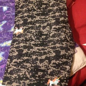 Mind craft/ digi gray with unicorns