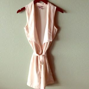 Cream vest - statement piece