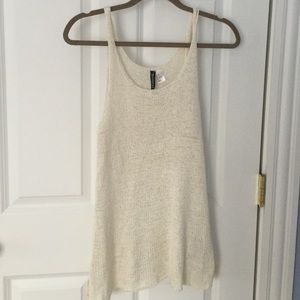 Long strappy sweater