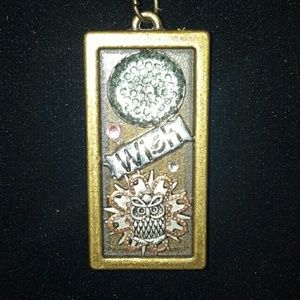 Custom made one of a kind Bronze Steam Punk Neckla