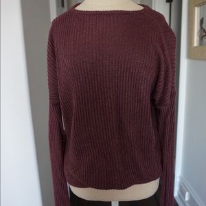 Brandy Melville Maroon Sweater