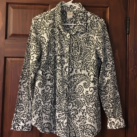 [J Crew] island paisley button down