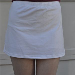 Pure White Tennis Skort