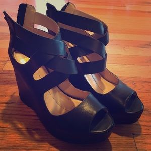 Dolce Vita Black Wedge