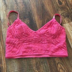NWOT Pink Free People Bralette
