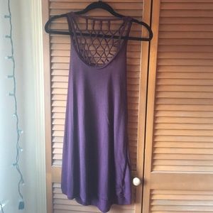 Purple summer dress