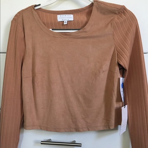 Pacsun Kendall and Kylie Collection suede shirt - Picture 2 of 3