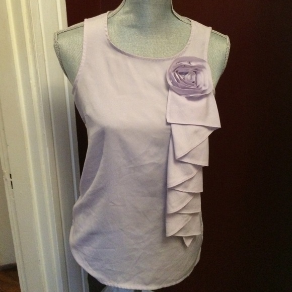 Lavender wide strap tank top