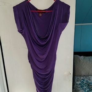 Purple spandex dress size M