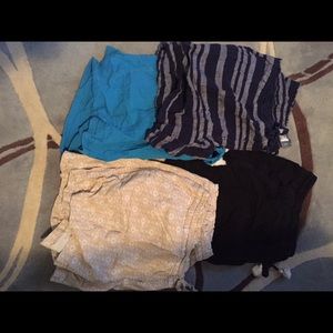 Lot of 4 Old Navy Elastic Waist Shorts XL