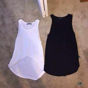 Bundle of two Brandy Melville low high tank tops