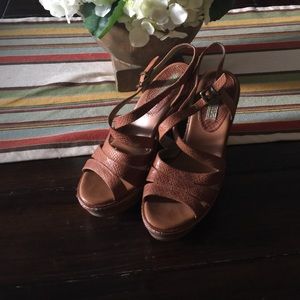 Banana republic wedges. Size 7