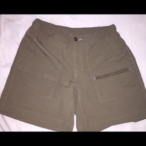North face olive women shorts