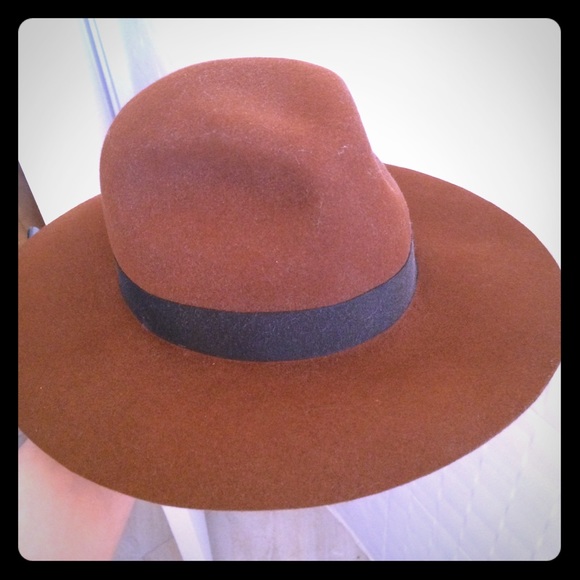 Worth & Worth Brown Wool Bonnie Fedora Hat