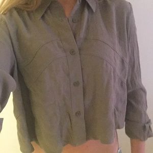 L.A. Hearts Olive Crop Top