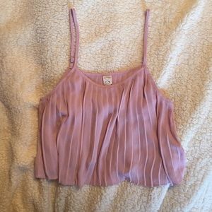 Lilac crop top