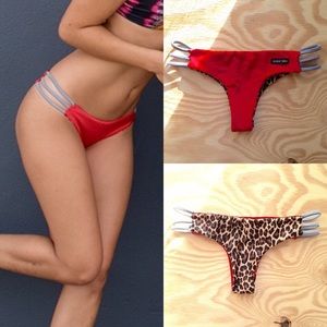 SAVAGE SWIM Reversible DYLAN 3-strap bottoms S