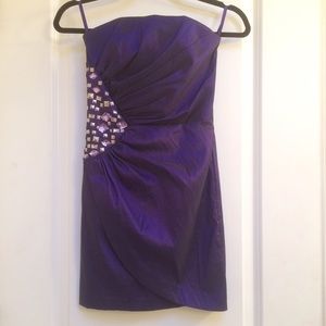 Purple Caché Cocktail Dress