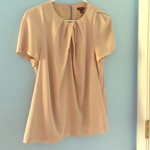 Cream silky blouse