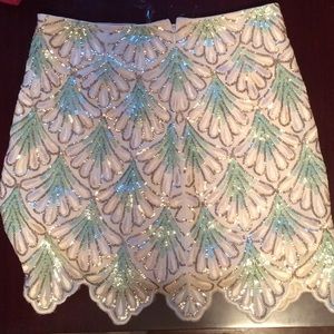 Sequin skirt