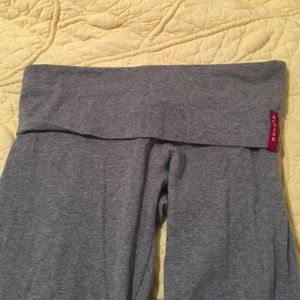 Gray yoga pants